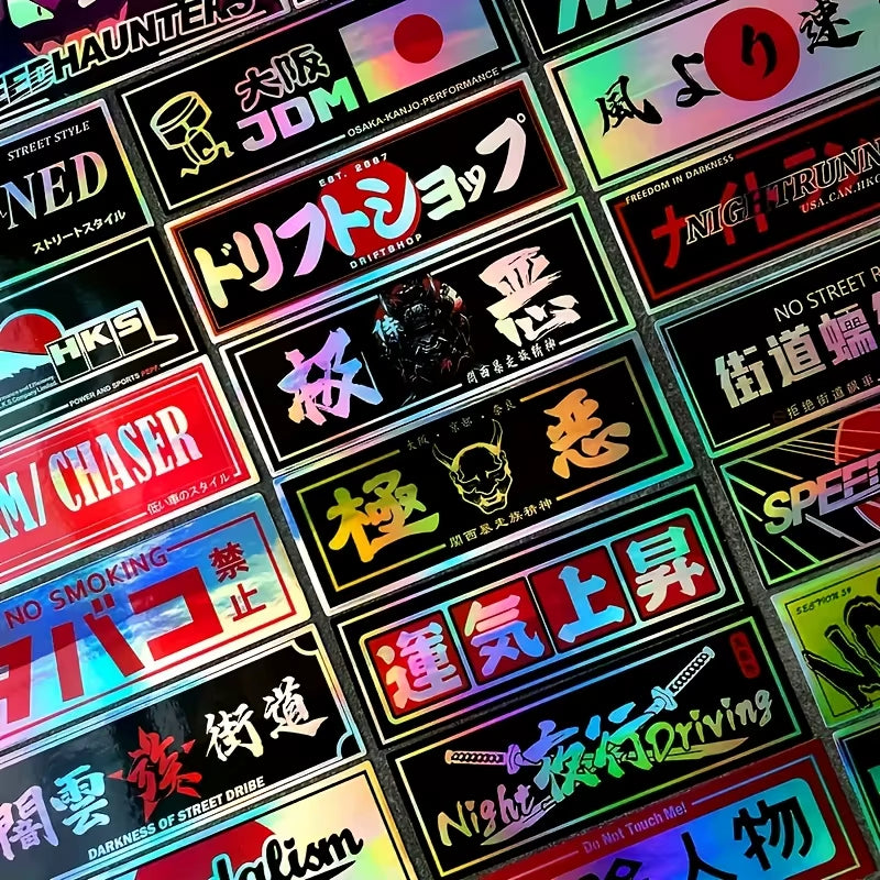 JAPAN VIBE - Laser Stickers MEGAPACK