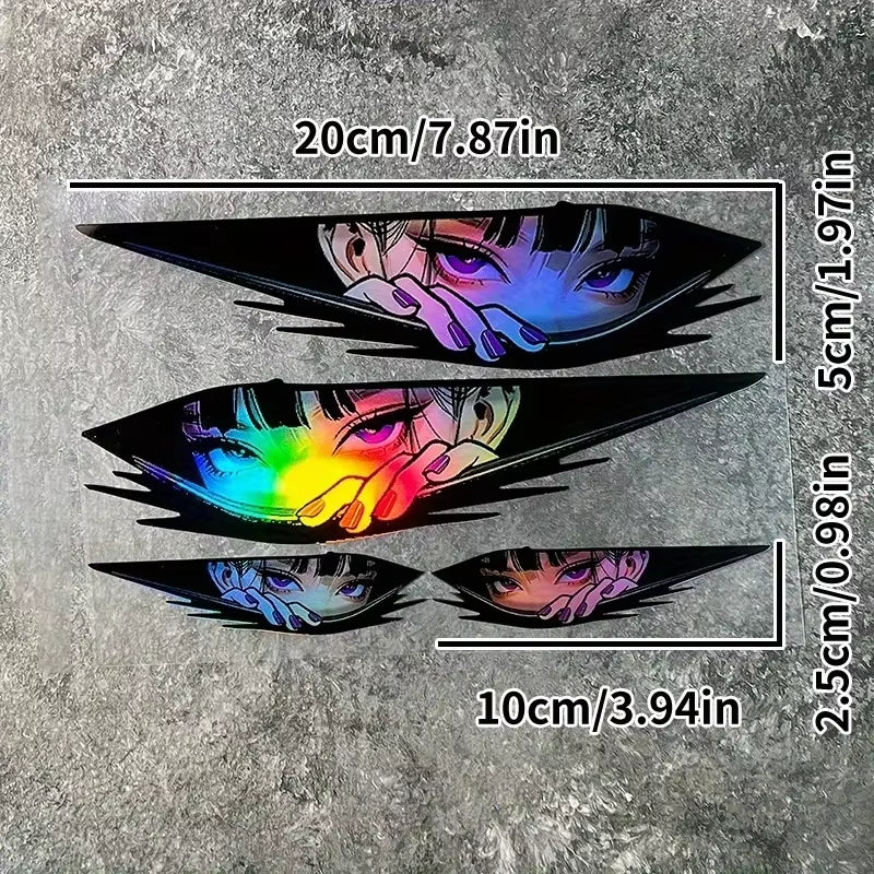 THE EYES 3 - Laser Stickers 4Pack