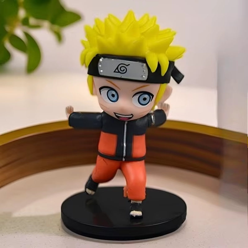 Naruto Kakashi Itachi Tsunade Figurines Doll Handmade Models Omaments Cartoon Trendy Toys: Sasuke