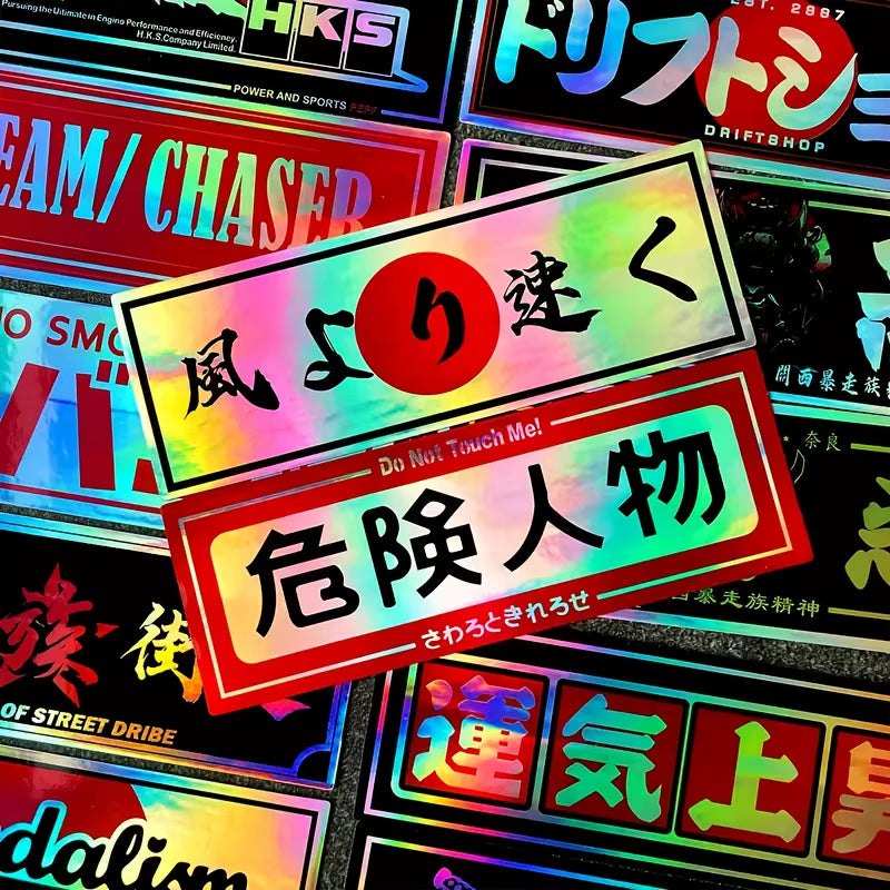 JAPAN VIBE - Laser Stickers MEGAPACK