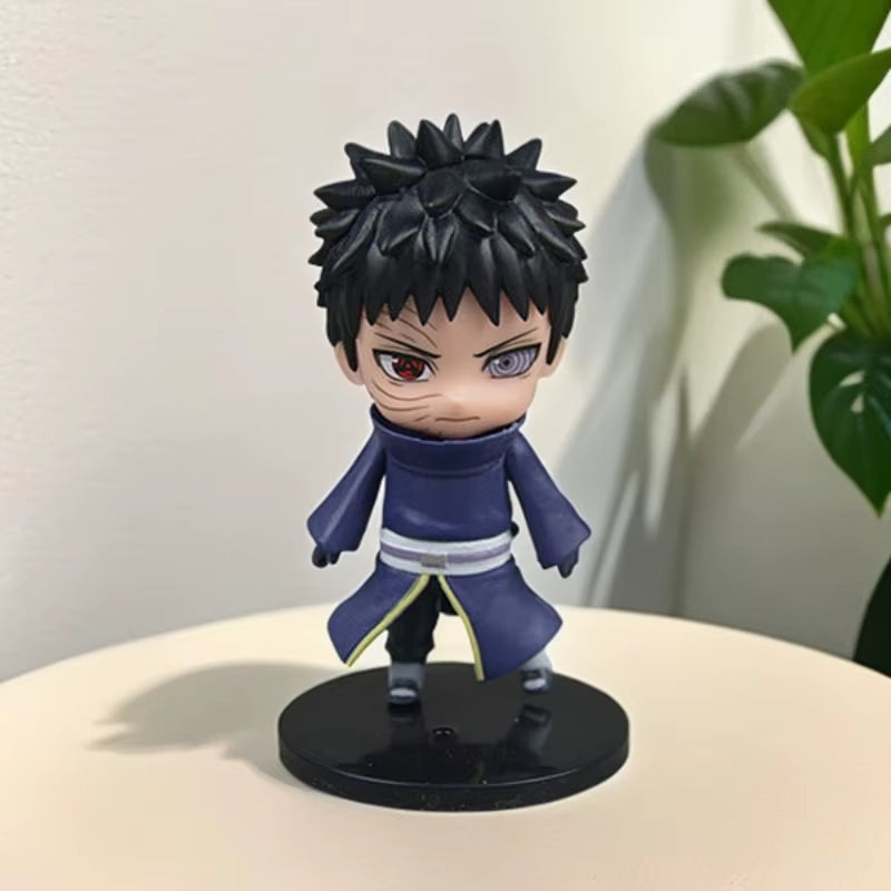 Naruto Kakashi Itachi Tsunade Figurines Doll Handmade Models Omaments Cartoon Trendy Toys: Sasuke