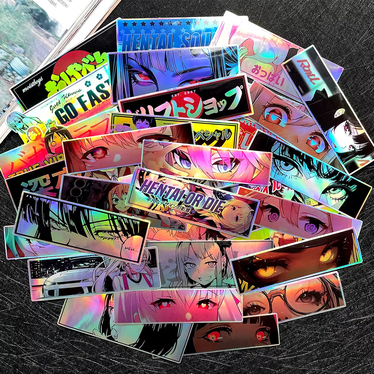 OTAKU - Laser Stickers MEGAPACK