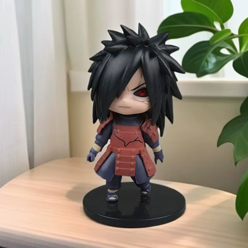 Naruto Kakashi Itachi Tsunade Figurines Doll Handmade Models Omaments Cartoon Trendy Toys: Sasuke