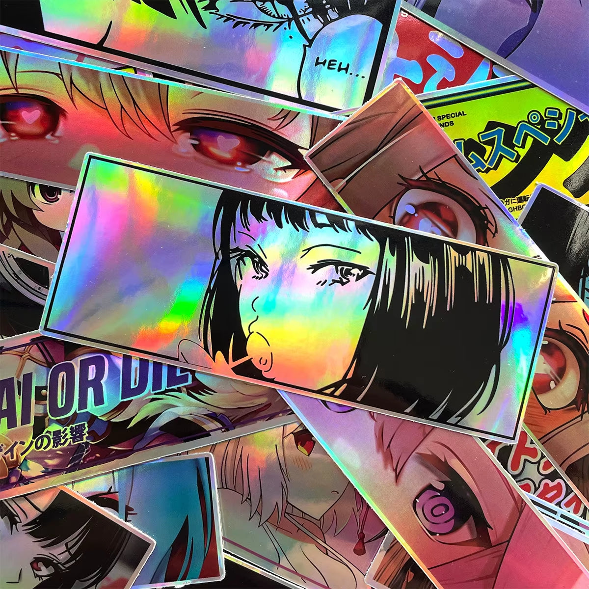 OTAKU - Laser Stickers MEGAPACK