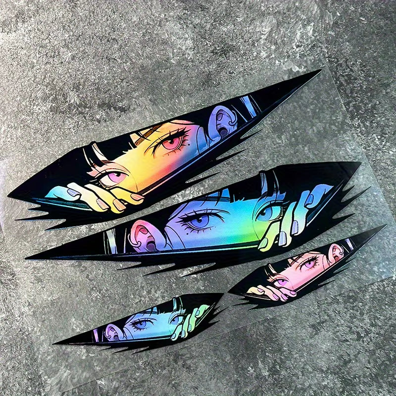 THE EYES 3 - Laser Stickers 4Pack