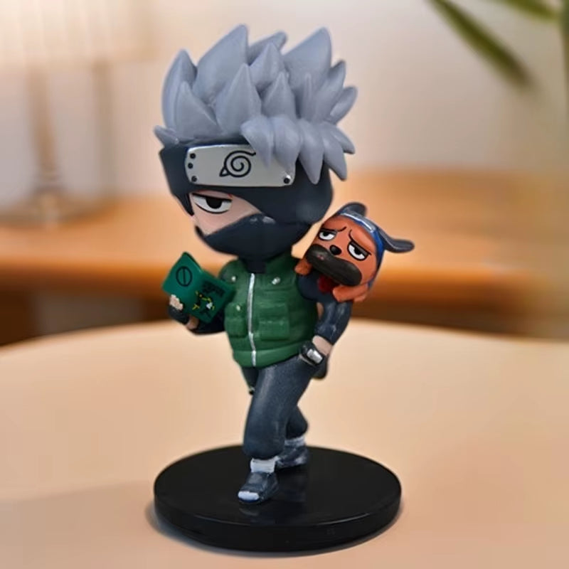 Naruto Kakashi Itachi Tsunade Figurines Doll Handmade Models Omaments Cartoon Trendy Toys: Sasuke