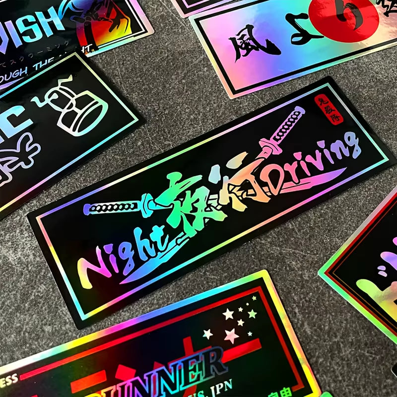 JAPAN VIBE - Laser Stickers MEGAPACK